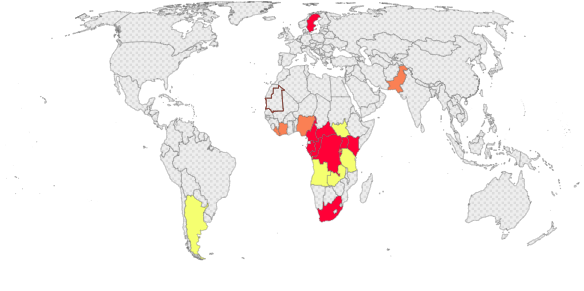 Mpox : la carte des pays touchés par la nouvelle souche de la "variole du singe"